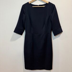 Nora Gardner Sleeved Professional Power Dress Knee Length